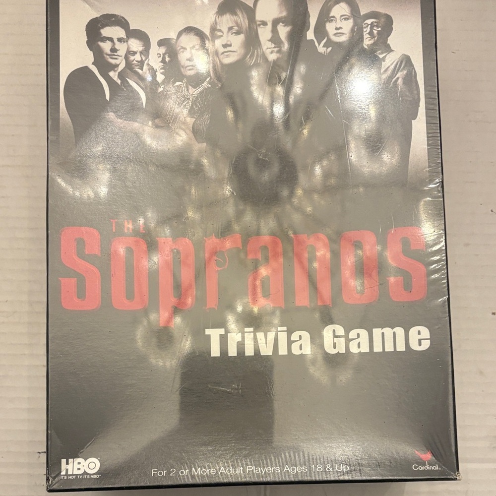The Sopranos Trivia Game - HBO Edition (Black, Red)